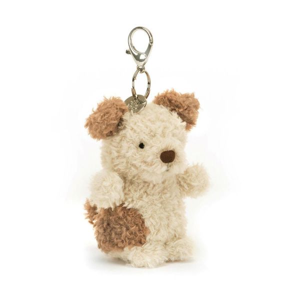 LITTLE 狗狗 鑰匙圈 掛飾 jELLYCAT Little Pup Bag Charm  17/11 (帆布束袋 刺繡加購+愛心繡另增購) JELLYCAT LITTLE PUP BAG CHARM