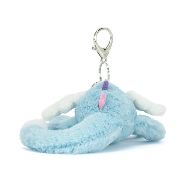 天空龍 鑰匙圈 掛飾 jELLYCAT Sky Dragon Bag Charm 20 (龍翼刺繡加購) jELLYCAT Sky Dragon Bag Charm