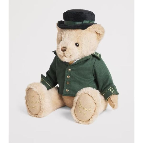 2026 年度熊 HARRODS The Annual Bear 2026 34 (外套刺繡加購+愛心繡另增購) 跨年熊 泰迪熊 紀念熊 HARRODS The Annual Bear 2026