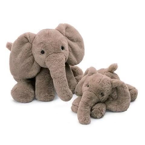 大象 jELLYCAT Smudge Elephant 24/38 M (耳朵/毛衣刺繡加購+愛心繡另增購) jELLYCAT Smudge Elephant