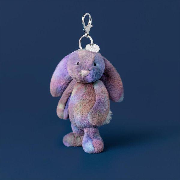 銀河 兔兔 太空兔 鑰匙圈 掛飾 jELLYCAT Zodihop Luxe Bunny Bag Charm 18/13 (耳朵刺繡加購) jELLYCAT Zodihop Luxe Bunny Bag Charm