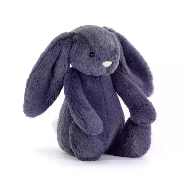 藍 聖誕兔兔 jELLYCAT Bashful Saffyre Bunny 18 (耳朵刺繡加購+愛心繡另增購) jELLYCAT Bashful Saffyre Bunny