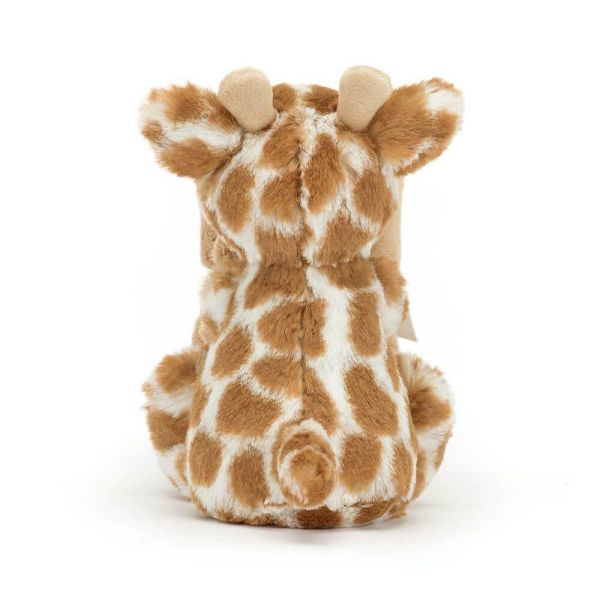 害羞 長頸鹿 方巾 飾品 墊布巾 jELLYCAT Bashful Giraffe Soother 34 布巾 (方巾刺繡加購+愛心繡另增購) jELLYCAT Bashful Giraffe Soother