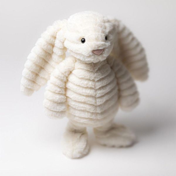 華麗款 jELLYCAT Bashful Luxe Bunny Nimbus 31 (耳朵/毛衣/毛帽刺繡加購+愛心繡另增購) jELLYCAT Bashful Luxe Bunny Nimbus