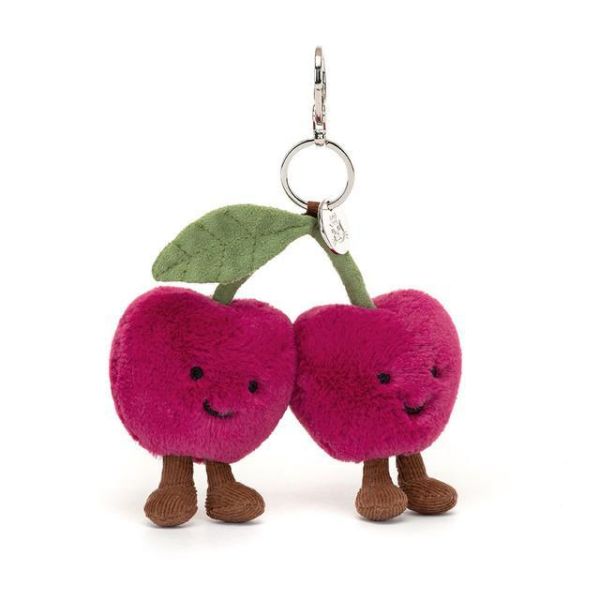 櫻桃 鑰匙圈 掛飾 jELLYCAT Amuseables Cherries Bag Charm 16/11 Cherry 好運果 jELLYCAT Amuseables Cherries Bag Charm
