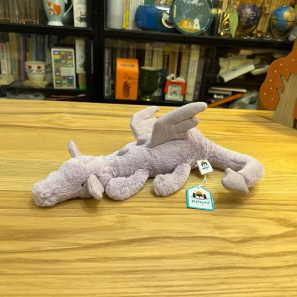 薰衣草紫龍 jELLYCAT Lavender Dragon 66 H (龍翼刺繡加購+愛心繡另增購) JELLYCAT LAVENDER DRAGON HUGE