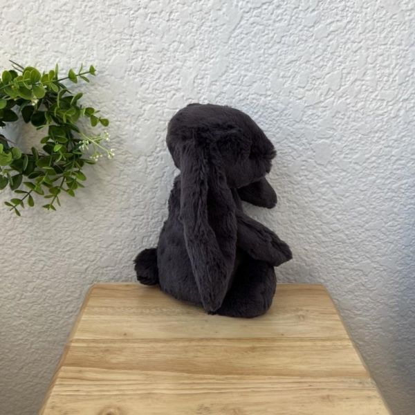 墨黑 黑色 INKY jELLYCAT Bashful Inky Bunny 18 S (耳朵刺繡加購) jELLYCAT Bashful Inky Bunny