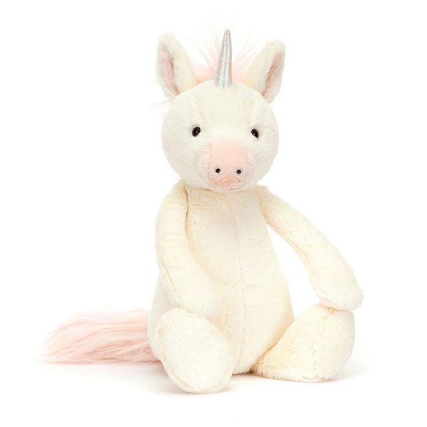 31公分 2024 新版 害羞 獨角獸 jELLYCAT Bashful Unicorn 31 M (毛衣刺繡加購+愛心繡另增購) jELLYCAT Bashful Unicorn