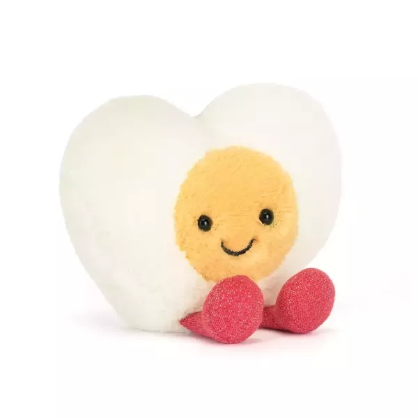 愛心 心型 紅鞋 水煮蛋 jELLYCAT Amuseables Heart Boiled Egg 12 jELLYCAT Amuseables Heart Boiled Egg