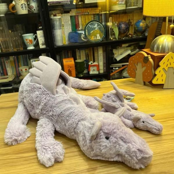 薰衣草紫龍 jELLYCAT Lavender Dragon 66 H (龍翼刺繡加購+愛心繡另增購) JELLYCAT LAVENDER DRAGON HUGE