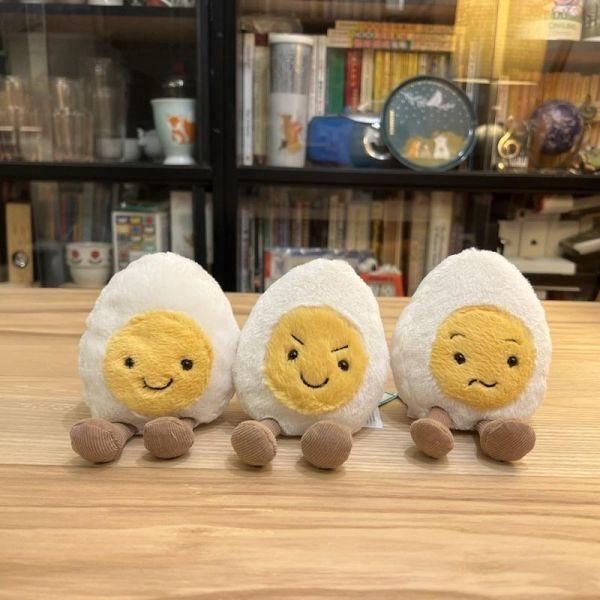絨毛鞋 吐司蛋 荷包蛋 吐司 jELLYCAT Amuseables Egglantine Egg On Toast 16 蛋 水煮蛋 jELLYCAT Amuseables Egglantine Egg On Toast