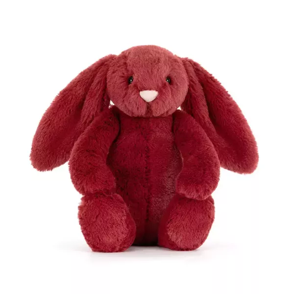 紅加侖 聖誕兔兔 jELLYCAT Bashful Redcurrant Bunny 18 (耳朵刺繡加購+愛心繡另增購) jELLYCAT Bashful Redcurrant Bunny