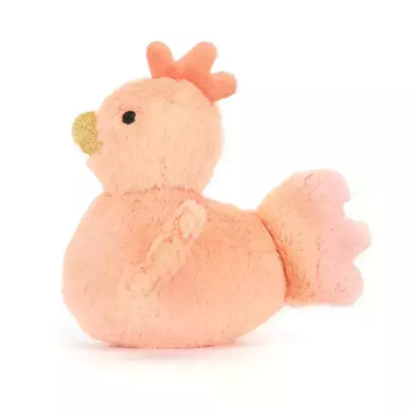 小雞 公雞 jELLYCAT Fluffy Chicken 11 皇冠雞 jELLYCAT Fluffy Chicken