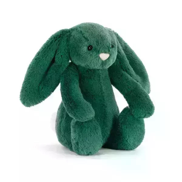 藍 聖誕兔兔 jELLYCAT Bashful Saffyre Bunny 18 (耳朵刺繡加購+愛心繡另增購) jELLYCAT Bashful Saffyre Bunny