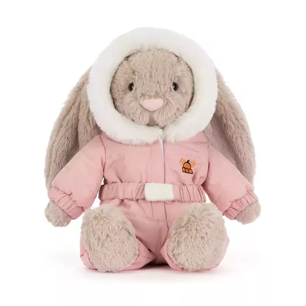 雪衣 兔兔 jELLYCAT Bashful Bunny Snow Suit 31 (耳朵/毛衣/毛帽刺繡加購+愛心繡另增購) jELLYCAT Bashful Bunny Snow Suit