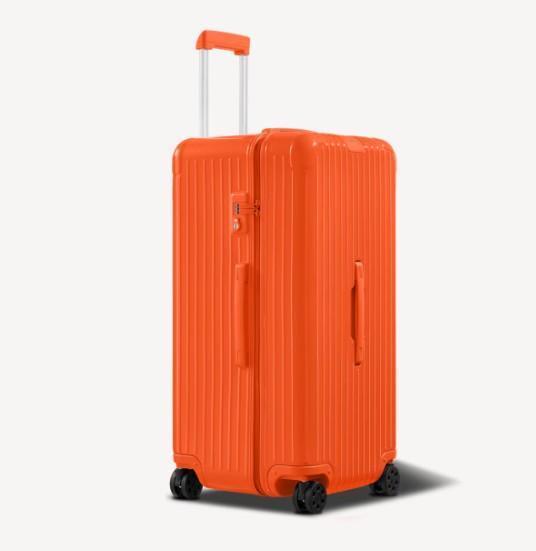 德國正品 RIMOWA 橘色 GLOSS ORANGE ESSENTIAL TRUNK PLUS 胖胖箱 冰箱 CHECK IN M CABIN 可刷卡分24期 (免運) (轉帳 回饋價折約1.8%) RIMOWA ESSENTIAL TRUNK PLUS GLOSS ORANGE