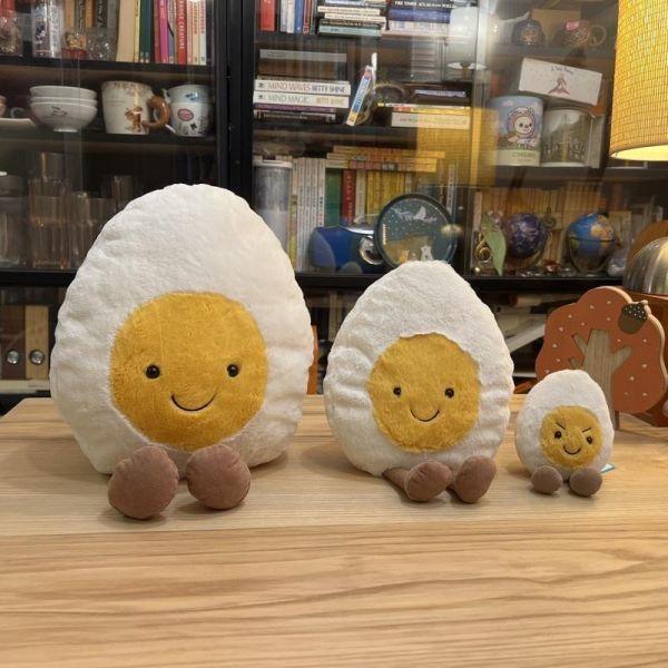 絨毛鞋 吐司蛋 荷包蛋 吐司 jELLYCAT Amuseables Egglantine Egg On Toast 16 蛋 水煮蛋 jELLYCAT Amuseables Egglantine Egg On Toast
