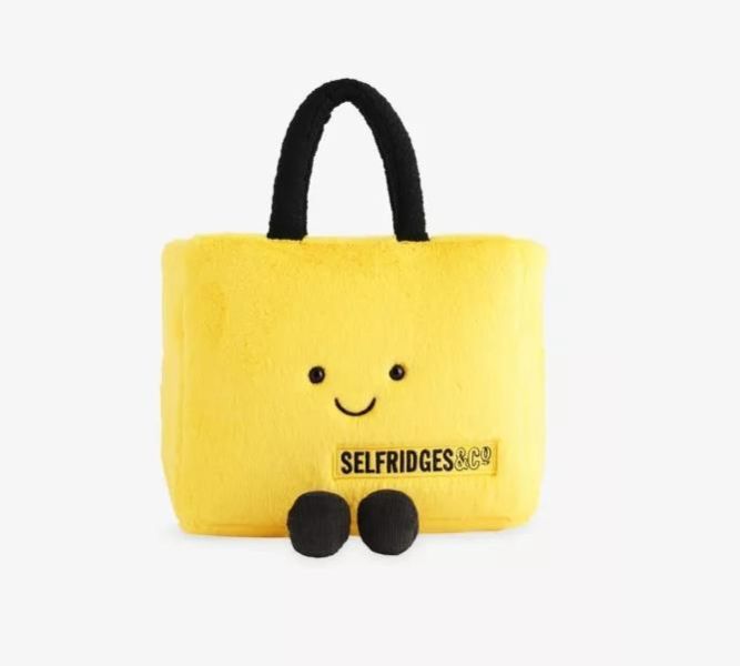 jELLYCAT 聯名 手提包 SELFRIDGES Bag 手提袋 18X20X10 jELLYCAT SELFRIDGES Bag