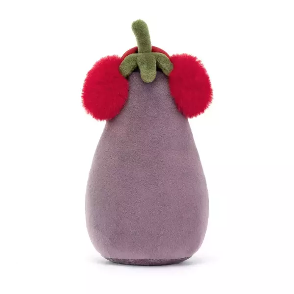 紅耳罩小茄子 jELLYCAT Toastie Vivacious Red Aubergine 16 EGGPLANT 聖誕節 耶誕 jELLYCAT Toastie Vivacious Red Aubergine