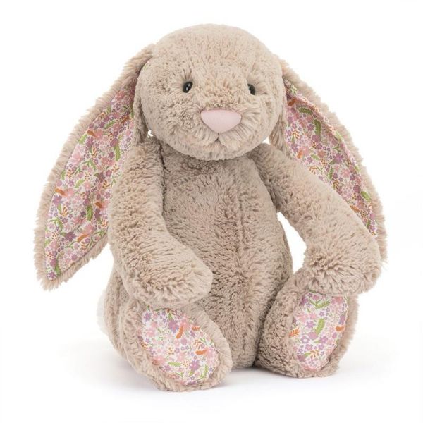 碎花 花瓣米色兔兔 jELLYCAT Blossom Beige Bunny Petal 31 M (耳朵/毛衣/毛帽刺繡加購+愛心繡另增購) jELLYCAT Blossom Beige Bunny Petal