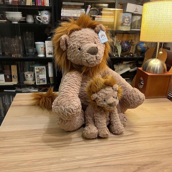 波浪毛 獅子 jELLYCAT Fuddlewuddle Lion 23 M (毛衣刺繡加購+愛心繡另增購) 小獅子 jELLYCAT Fuddlewuddle Lion
