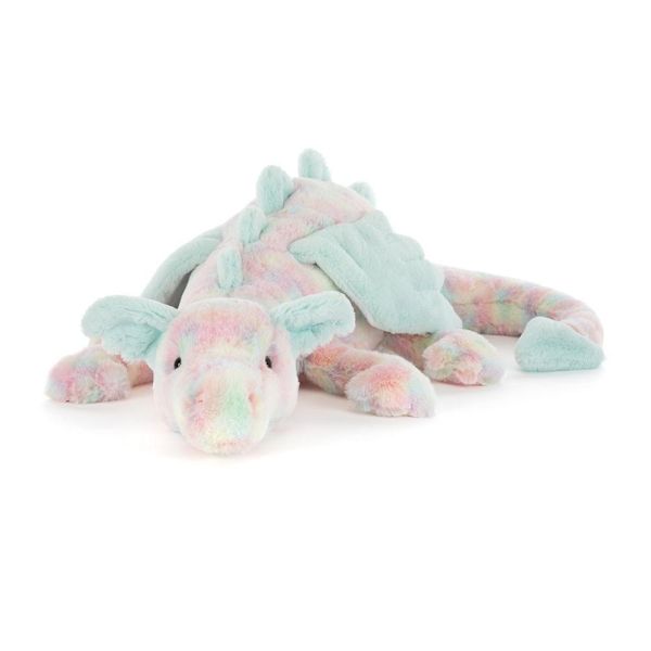 橄欖綠龍 jELLYCAT Malachy Dragon 50 (龍翼刺繡加購+愛心繡另增購) JELLYCAT MALACHY DRAGON