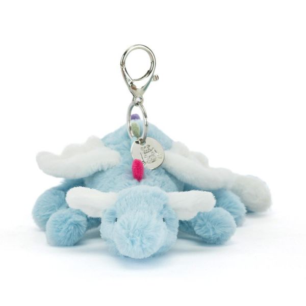 天空龍 鑰匙圈 掛飾 jELLYCAT Sky Dragon Bag Charm 20 (龍翼刺繡加購) jELLYCAT Sky Dragon Bag Charm