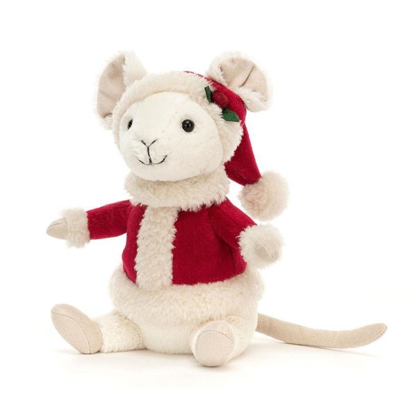 槲寄生 聖誕快樂鼠 jELLYCAT Merry Mouse 18 聖誕節 耶誕節 MISLETOE 聖誕裝 jELLYCAT Merry Mouse