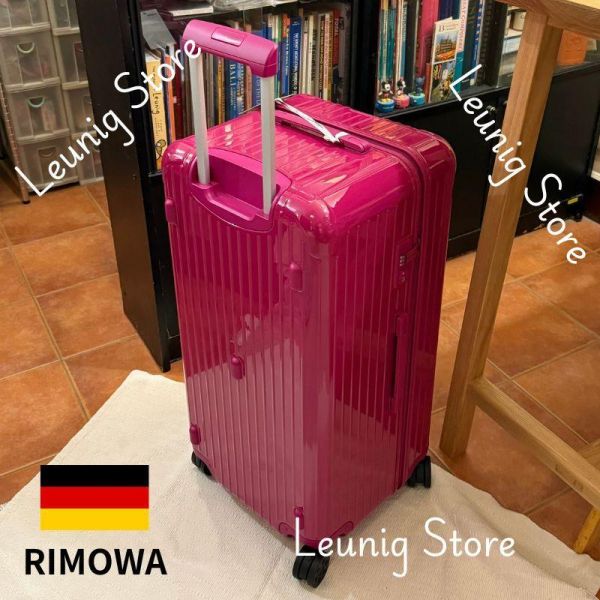 德國正品 RIMOWA GLOSS MAGENTA ESSENTIAL TRUNK PLUS 胖胖箱 冰箱 CHECK IN L CABIN 可刷卡分24期 (免運) (轉帳 回饋價折約1.8%) RIMOWA ESSENTIAL TRUNK PLUS GLOSS MAGENTA