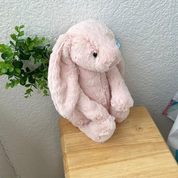 馬卡龍粉 腮紅粉 jELLYCAT Bashful Blush Bunny 31 M (耳朵/毛衣/毛帽刺繡加購+愛心繡另增購) jELLYCAT Bashful Blush Bunny