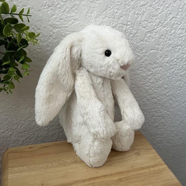 奶油白 jELLYCAT Bashful Cream Bunny 36 L (耳朵/毛衣/毛帽刺繡加購+愛心繡另增購) jELLYCAT Bashful Cream Bunny