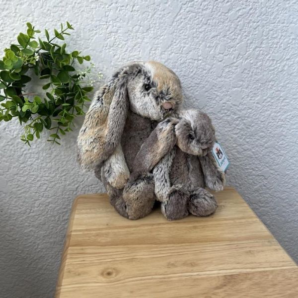 棉尾兔 jELLYCAT Bashful Cottontail Bunny 31 M (耳朵/毛衣/毛帽刺繡加購+愛心繡另增購) jELLYCAT Bashful Cottontail Bunny
