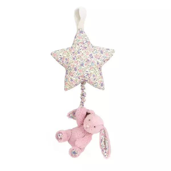 音樂拉鈴 碎花 鬱金香粉 兔兔 掛飾 jELLYCATBlossom Tulip Bunny Star Musical Pull 30 (耳朵刺繡加購) 兔子 兔 jELLYCAT Blossom Tulip Bunny Star Musical Pull