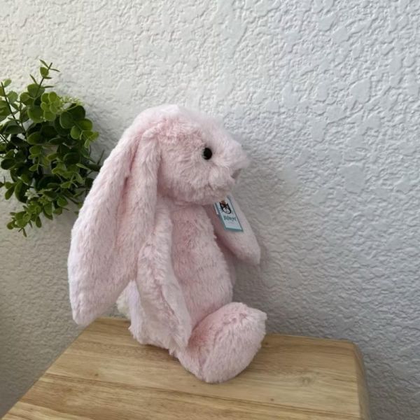 粉兔兔 jELLYCAT Bashful Pink Bunny 31 M (耳朵/毛衣/毛帽刺繡加購+愛心繡另增購) JELLYCAT BASHFUL PINK BUNNY