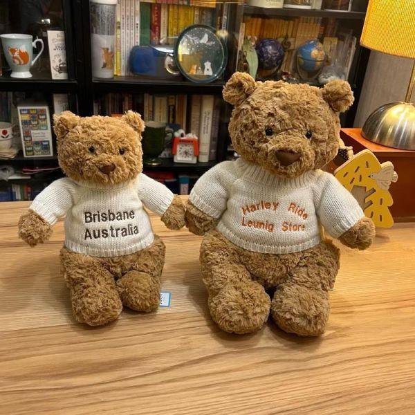 巴塞熊  jELLYCAT Bartholomew Bear 36 L (毛衣刺繡加購+愛心繡另增購) JELLYCAT BARTHOLOMEW BEAR