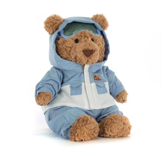 雪鏡 滑雪衣 雪衣 熊熊 jELLYCAT Snow Suit Bartholomew Bear 26 (毛衣/毛帽刺繡加購+愛心繡另增購) 熊 JELLYCAT SNOW SUIT BARTHOLOMEW BEAR