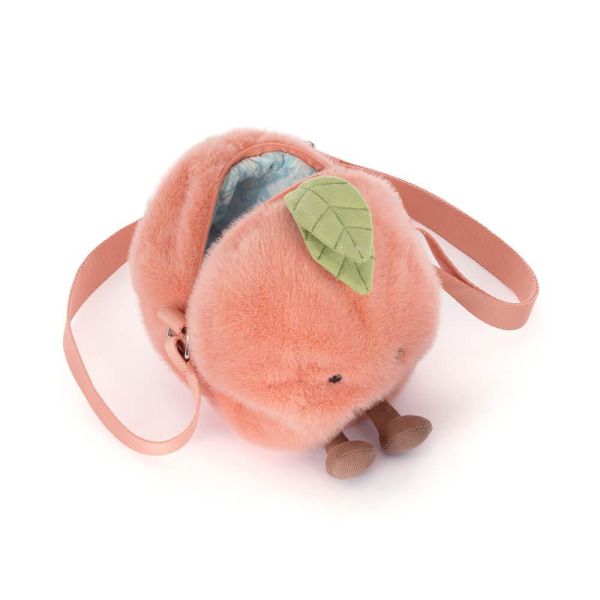 水蜜桃 jELLYCAT Amuseables Peach 14 (葉子刺繡加購) jELLYCAT Amuseables Peach