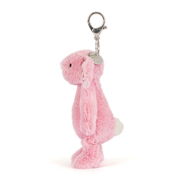 玫瑰 碎花 粉 兔兔 鑰匙圈 掛飾 jELLYCAT Blushkin Blossom Bunny Bag Charm 18/13 (耳朵刺繡加購) jELLYCAT Blushkin Blossom Bunny Bag Charm