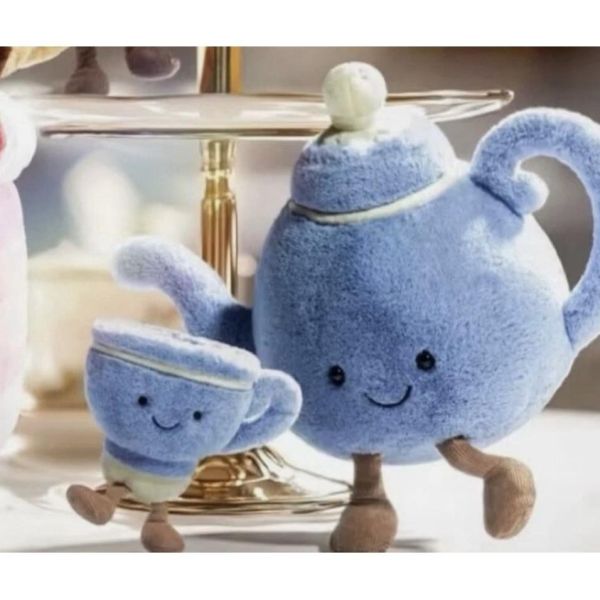 英式茶壺 茶杯 jELLYCAT Amuseables Vicky Teapot 20/ Seb Cup 茶杯 jELLYCAT Amuseables Vicky Teapot 20/ Seb Cup