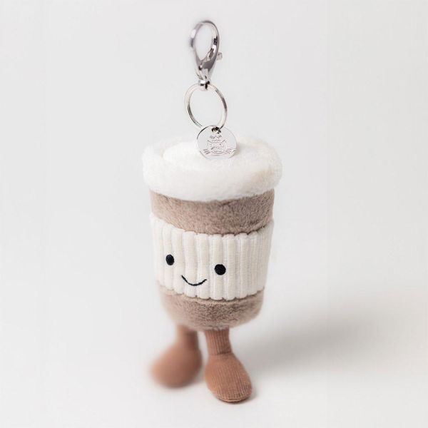 咖啡杯 鑰匙圈 掛飾 Amuseables Coffee-to-Go Bag Charm 18/12 Amuseables Coffee-to-Go Bag Charm