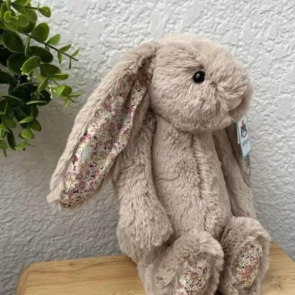 碎花米兔兔 jELLYCAT Blossom Bea Beige Bunny 18 (耳朵刺繡加購+愛心繡另增購) jELLYCAT Blossom Bea Beige Bunny