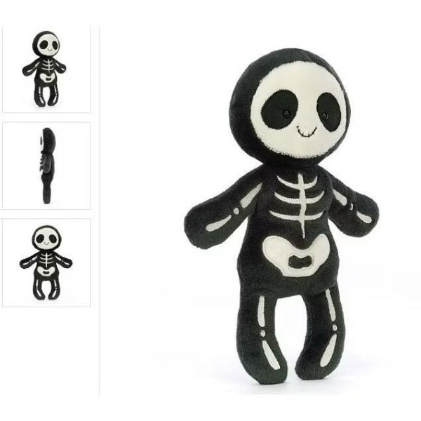 骷顱人 鑰匙圈 掛飾 jELLYCAT Skeleton Bob Bag Charm 20/15 jELLYCAT Skeleton Bob Bag Charm