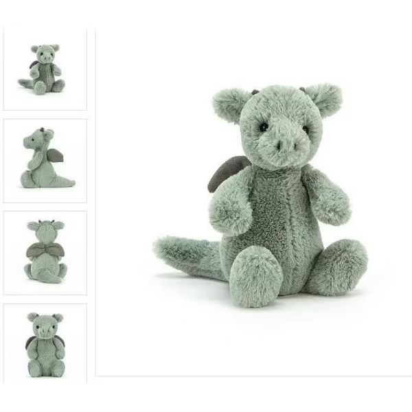 飛龍 霸王龍 翼龍 恐龍 jELLYCAT Bashful Dragon 18 S jELLYCAT Bashful Dragon