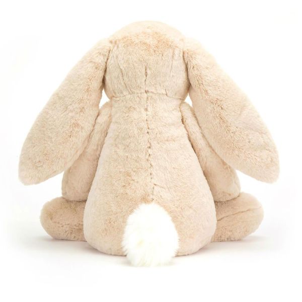 華麗款 jELLYCAT Bashful Luxe Bunny Willow 51 H (耳朵刺繡加購+愛心繡另增購) jELLYCAT Bashful Luxe Bunny Willow