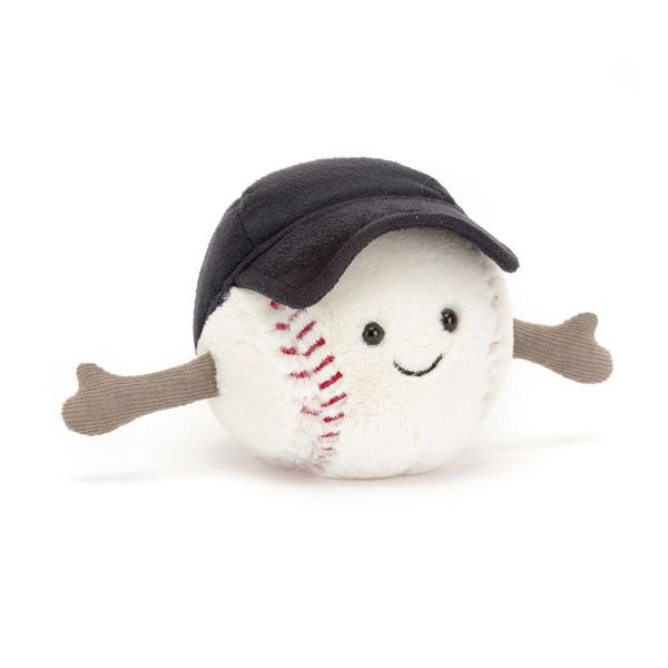 棒球 jELLYCAT Amuseables Sports Baseball 10 (棒球帽刺繡加購) jELLYCAT Amuseables Sports Baseball