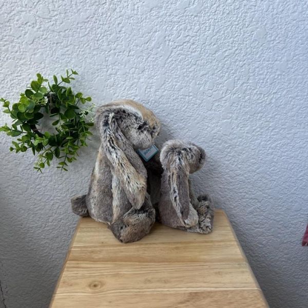 棉尾兔 jELLYCAT Bashful Cottontail Bunny 31 M (耳朵/毛衣/毛帽刺繡加購+愛心繡另增購) jELLYCAT Bashful Cottontail Bunny
