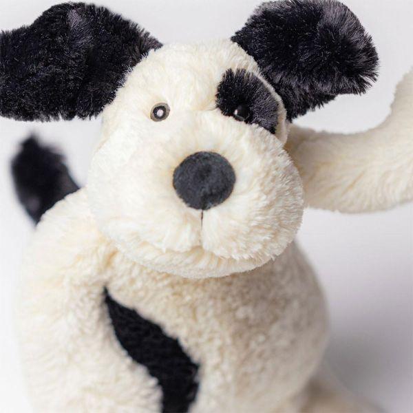 海盜狗 黑白狗 狗狗 jELLYCATBashful Winter Puppy 31 (毛帽刺繡加購+愛心繡另增購) 小狗 BLACK & WHITE PUPPY jELLYCAT Bashful Winter Puppy