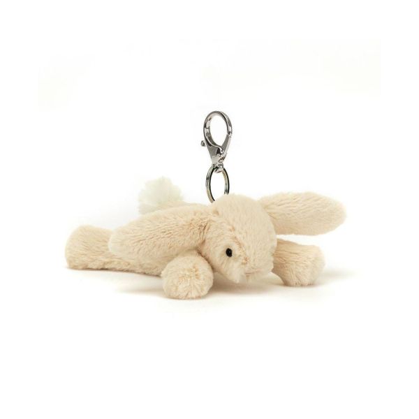 SMUDGE 兔兔 鑰匙圈 掛飾 jELLYCAT Smudge Rabbit Bag Charm 16 (耳朵刺繡加購) 兔子 兔 jELLYCAT Smudge Rabbit Bag Charm