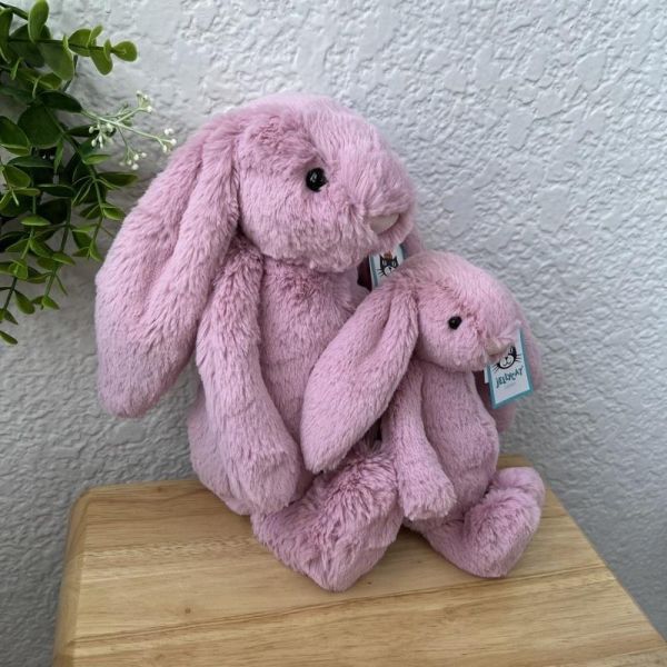 鬱金香粉 jELLYCAT Bashful Tulip Pink Bunny 31 M (耳朵/毛衣/毛帽刺繡加購+愛心繡另增購) jELLYCAT Bashful Tulip Pink Bunny