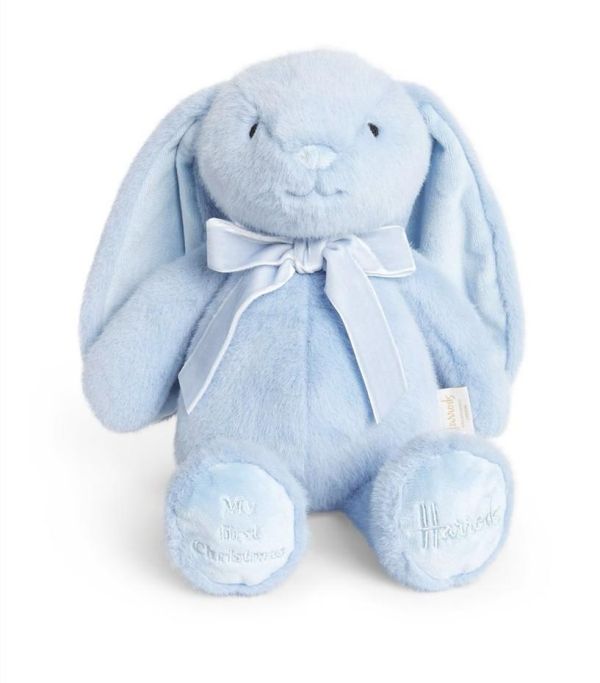 哈洛德 我的第一支聖誕兔兔 粉紅兔兔 Harrods My First Christmas Bunny Pink (耳朵/毛帽刺繡加購+愛心繡另增購) Harrods My First Christmas Bunny Pink